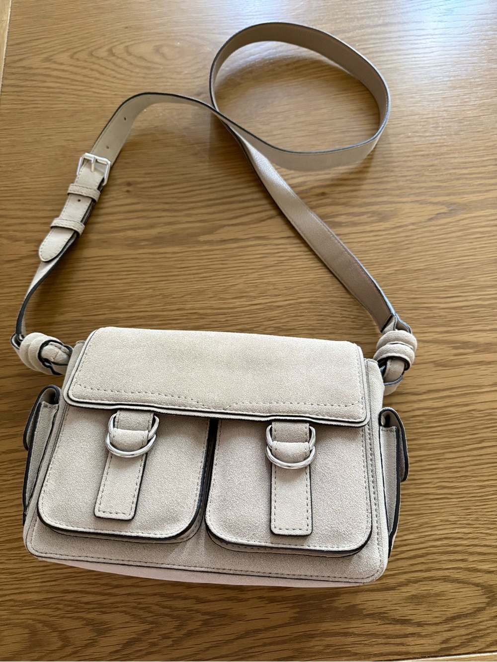 Rebecca Minkoff Cliffside Camera Bag in Beige